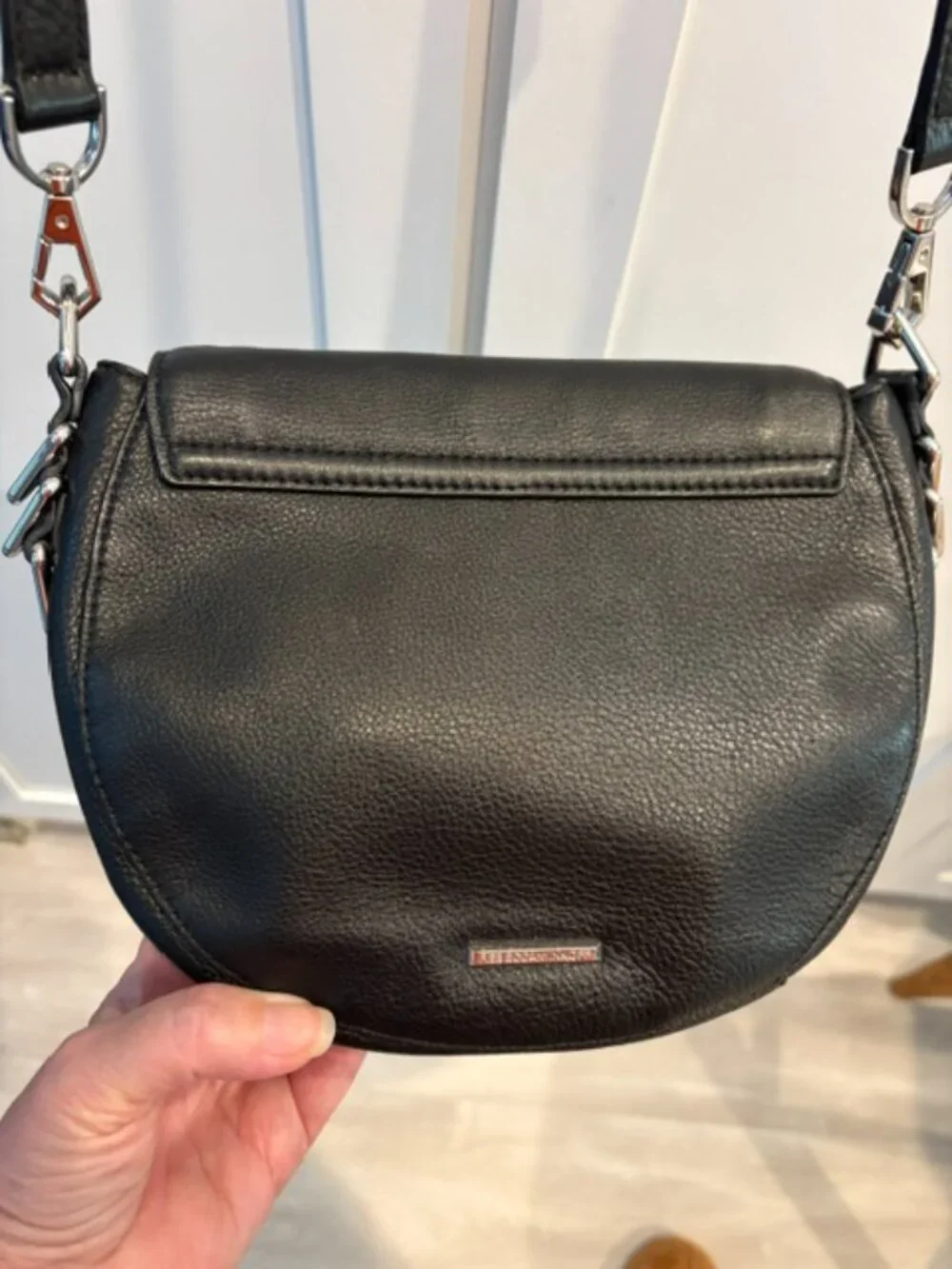 REBECCA MINKOFF Pebbled leather studs biker bag - Picture 6 of 9